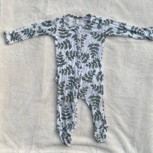 Spearmint Love 6-9 month footie pajama